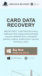 Mobile Screenshot of card-data-recovery.com